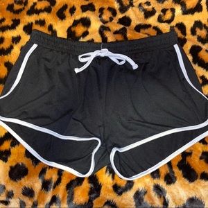 Rue21 Black and White Dolphin Shorts